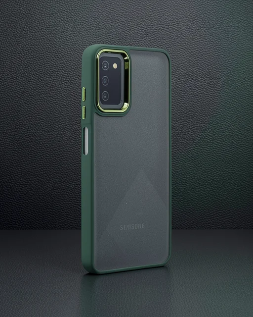 Samsung Galaxy A03s Kılıf Dora Kapak - Haki Yeşil