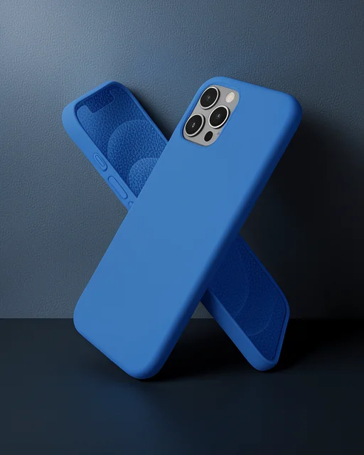 Apple İphone 12 Pro Max Kılıf First Silikon - Mavi