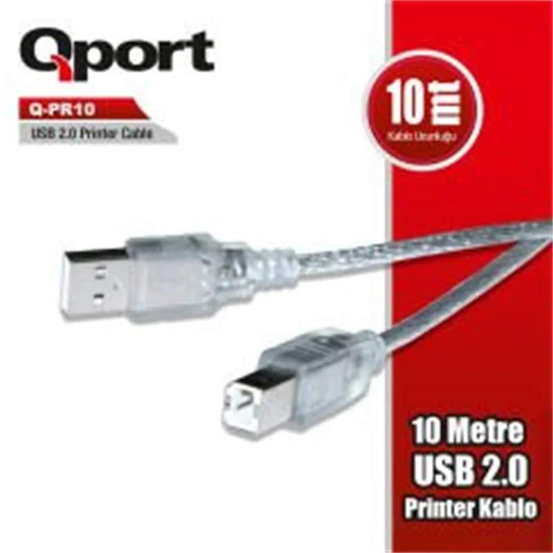 Q-PR10 Usb 2.0 10M Yazıcı Kablosu