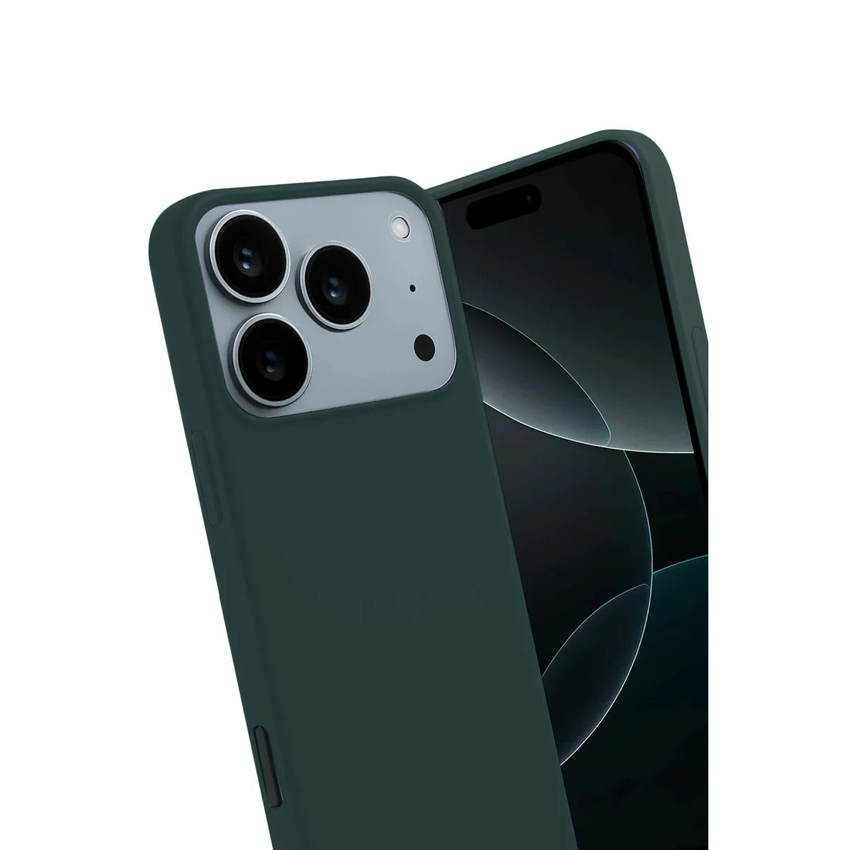 Apple İphone 17 Pro Max First Silikon - Koyu Yeşil görsel 3
