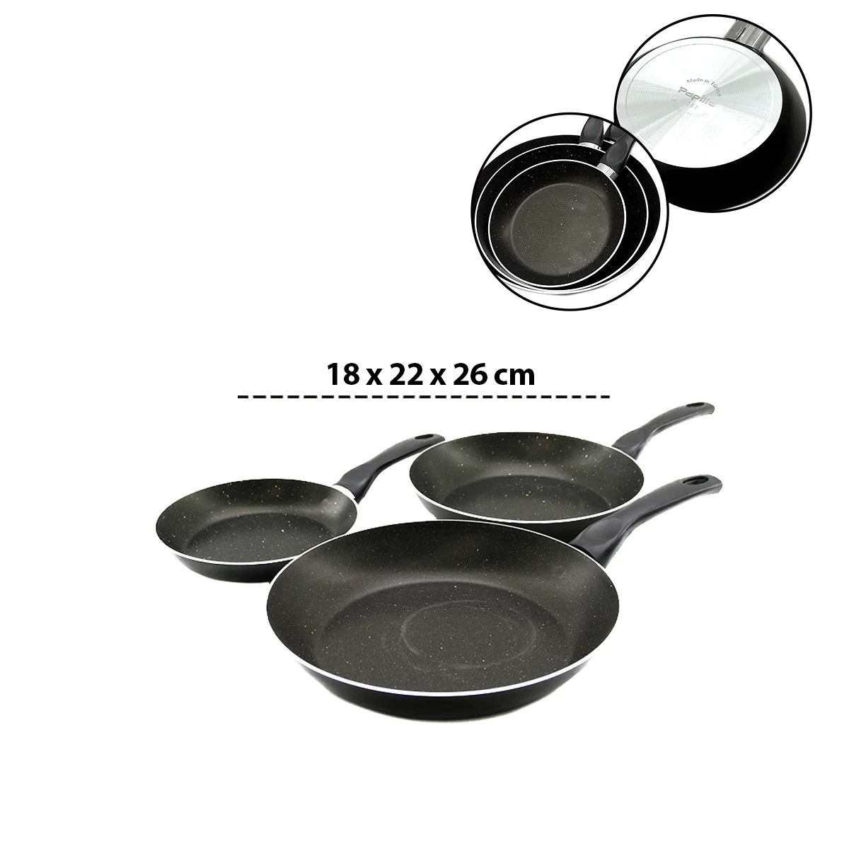 Teflon tek saplı tava görsel 2