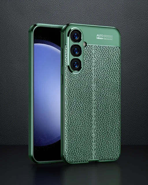 Samsung A56 Kılıf Auto Focus Kapak - Koyu Yeşil