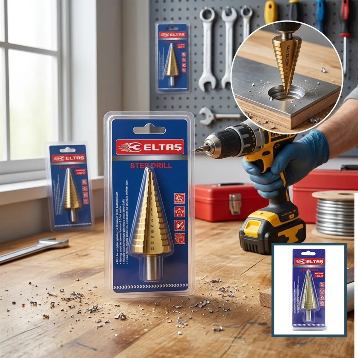 Step Drill Matkap Ucu 4-32 mm görsel 2
