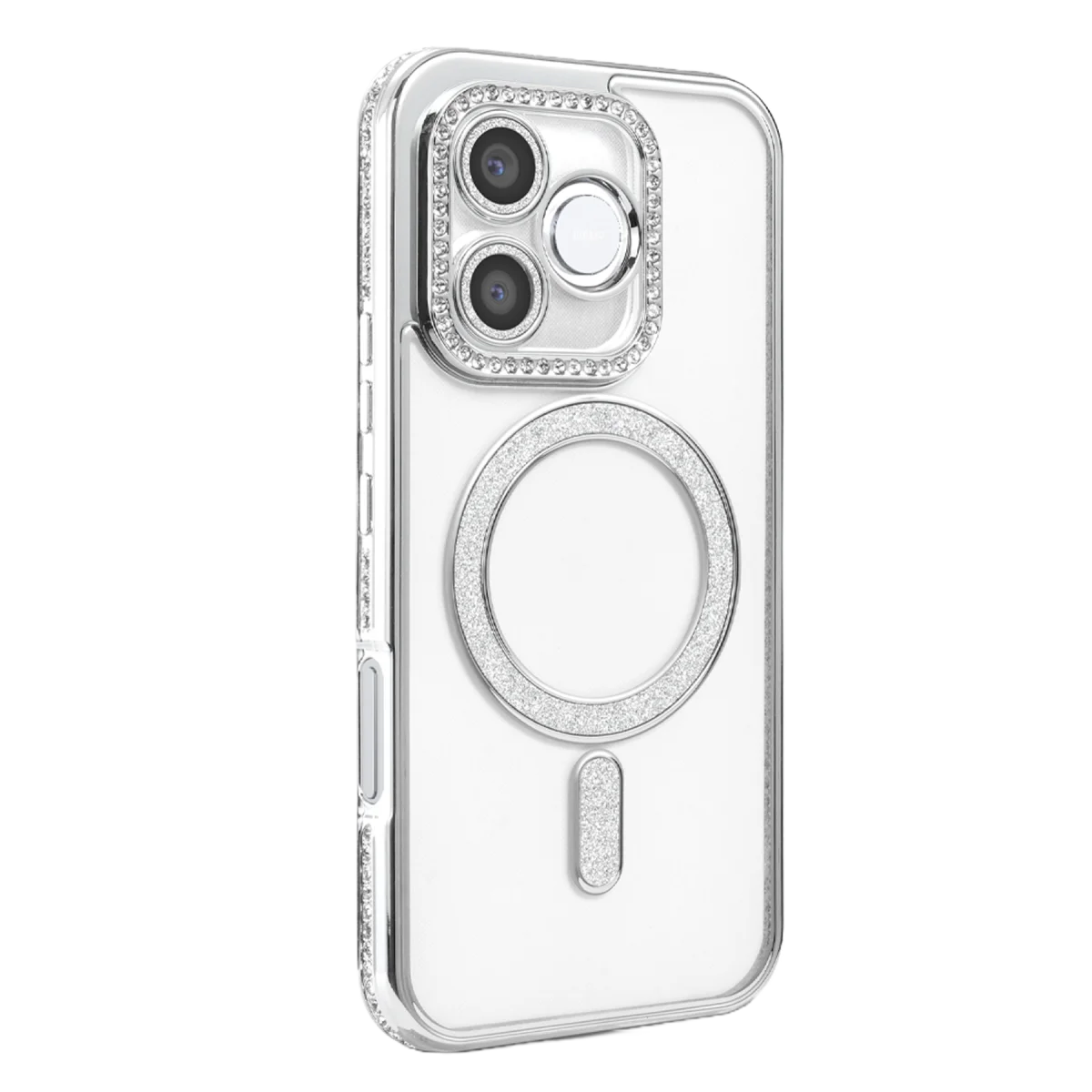Huawei Honor 600 Lite Joke Simli Magneticsafe Kılıf - Gümüş görsel 2