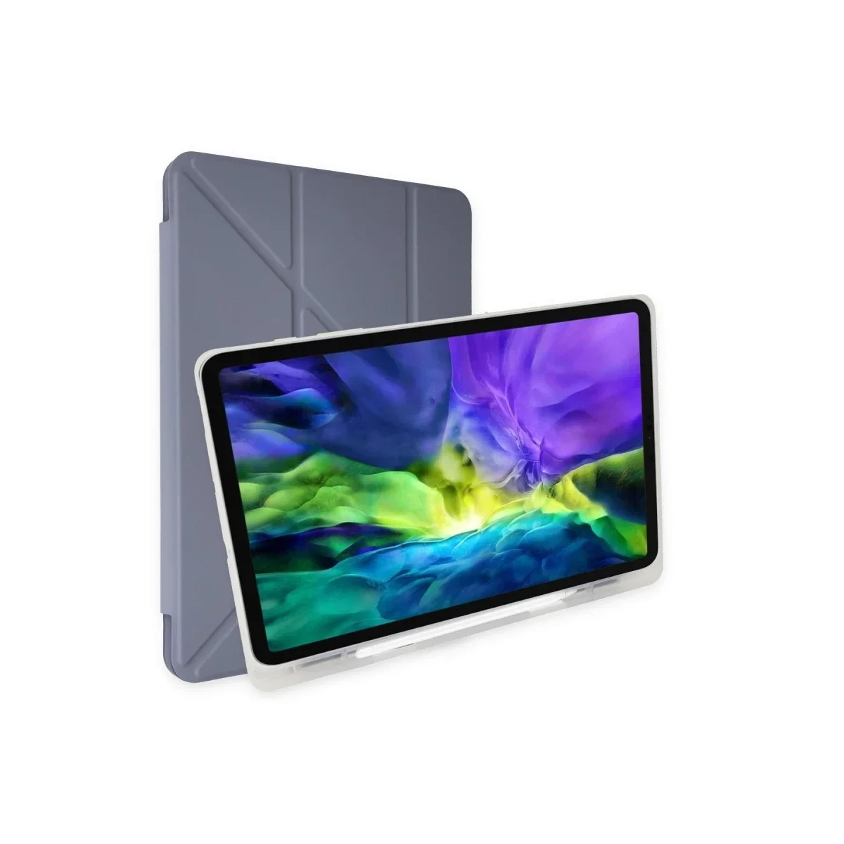 Xiaomi Mi Pad 5 11 Kılıf Kalemlikli Mars Tablet Kılıfı - Lavender