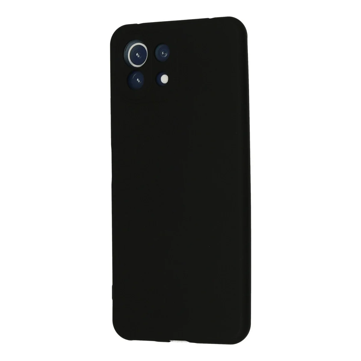 Xiaomi Mi 11 Lite Kılıf Nano İçi Kadife Silikon - Siyah görsel 3