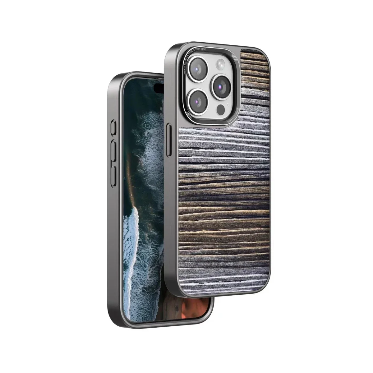 Venco Apple iPhone 14 Pro Wave Kapak - Sarı