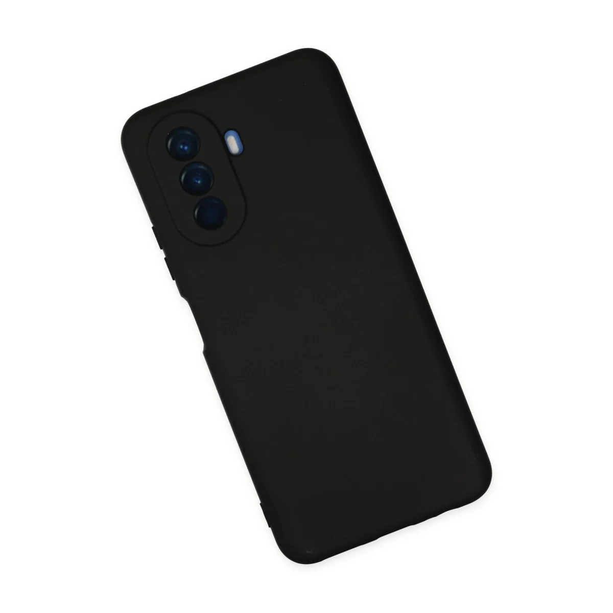 Huawei Nova Y70 Kılıf Nano İçi Kadife Silikon - Siyah görsel 3