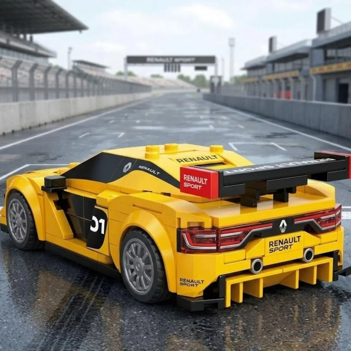 C55037W Cada Renault Sport Rs 01 271 Parça Block Oyuncak görsel 3