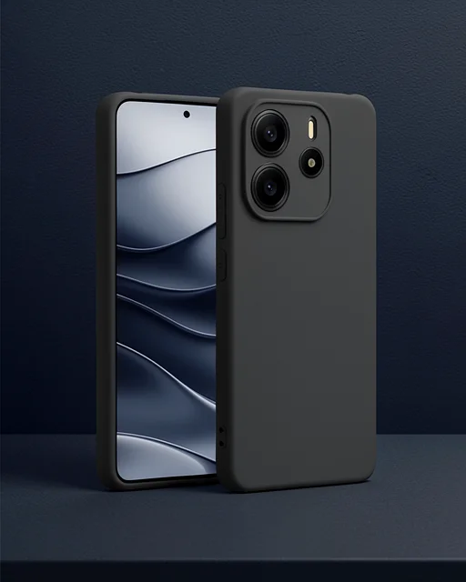 Xiaomi Redmi Note 14 4g Kılıf First Silikon - Siyah