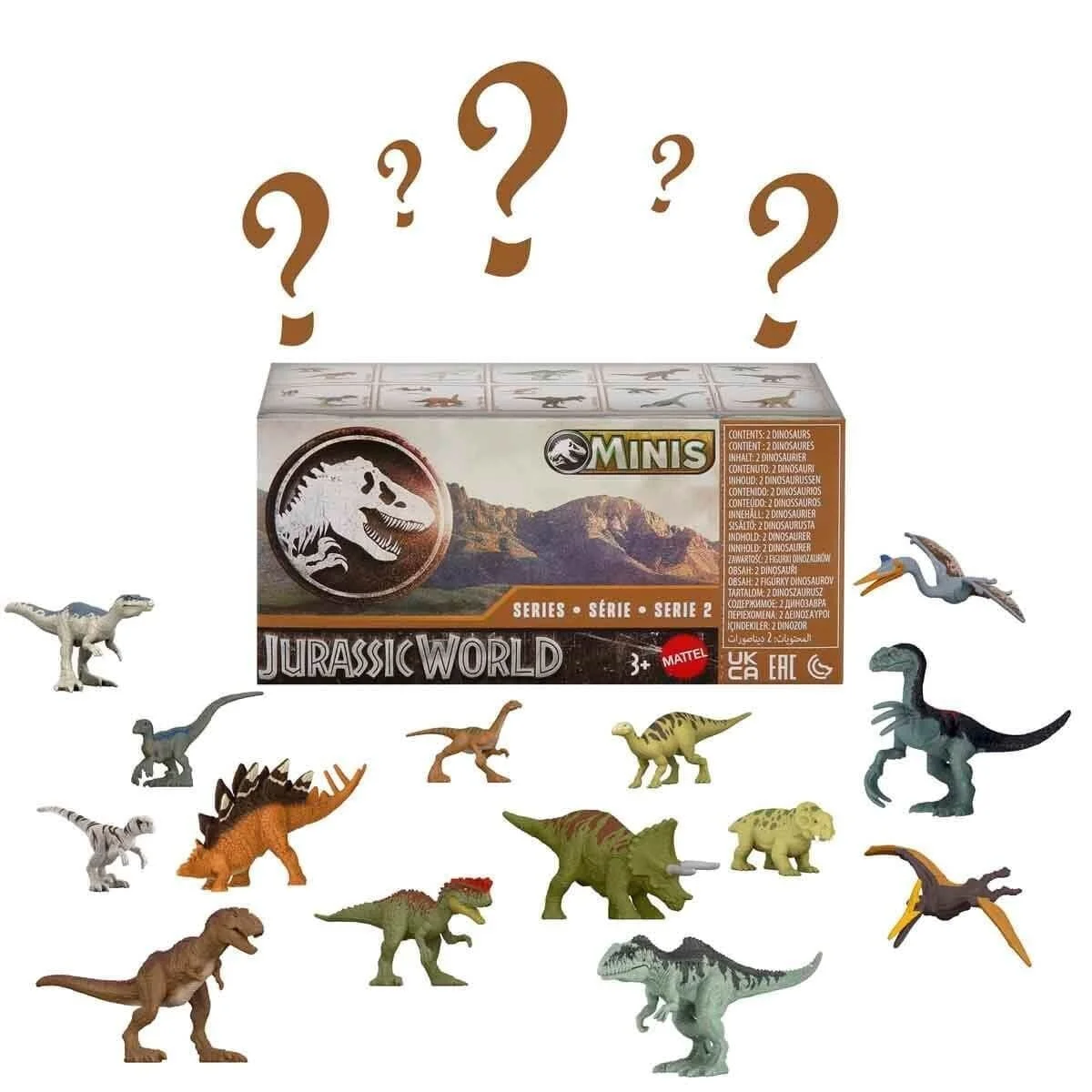 GWP38 Jurassic World Sürpriz Paketli Mini Dinozor Figürleri görsel 2