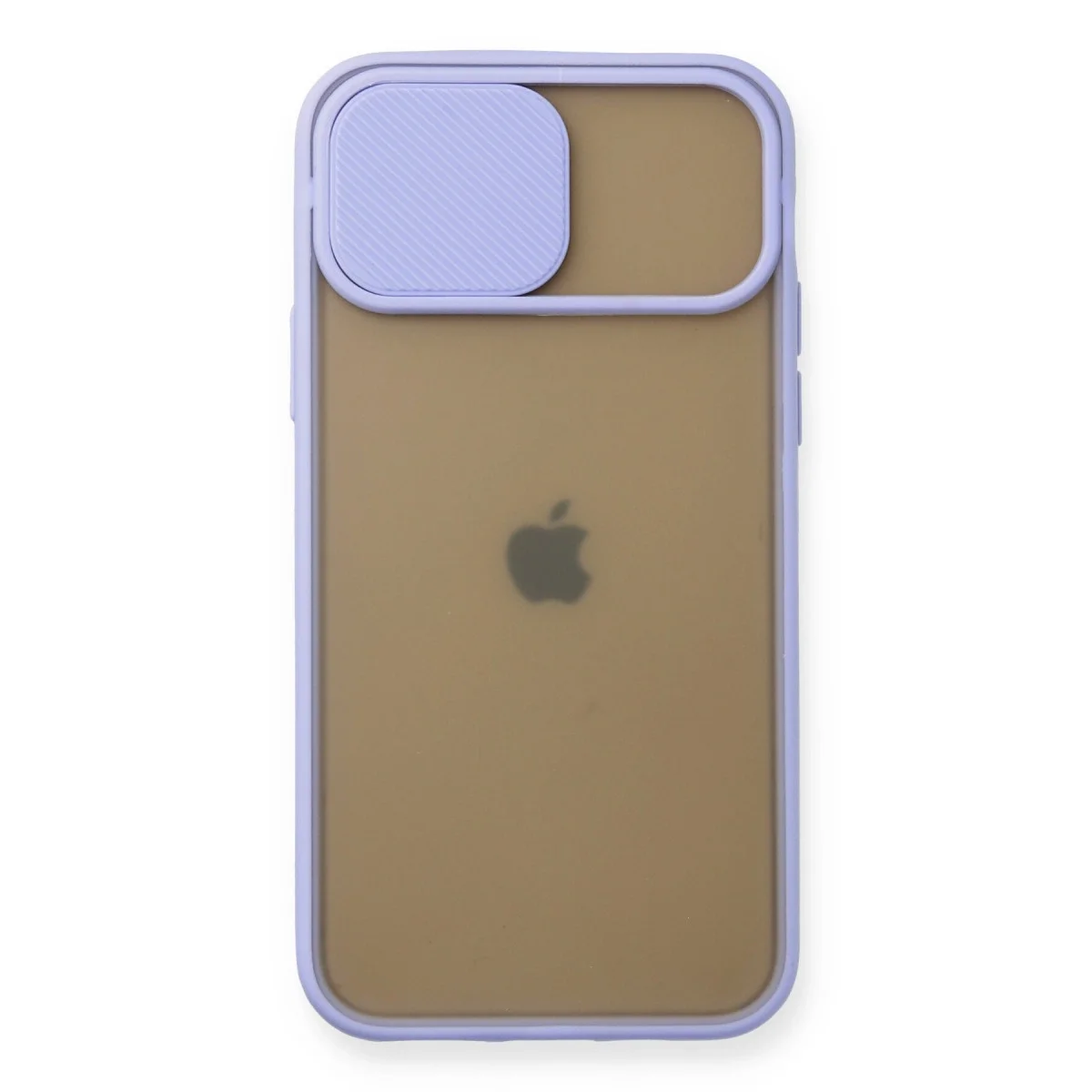 Apple İphone 11 Pro Kılıf Palm Buzlu Kamera Sürgülü Silikon - Lila görsel 2