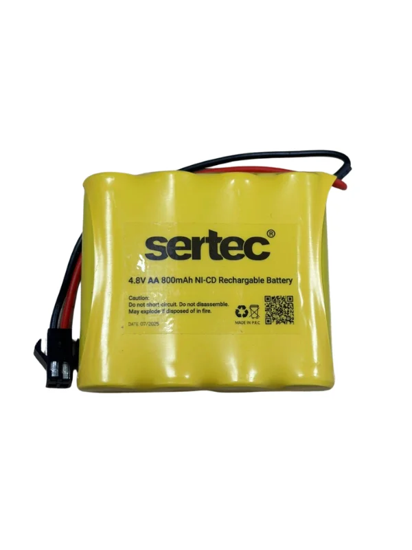 4.8V 4S1P Aa 800 Mah Kablo + Siyah Konnektörlü Oyuncak Pili