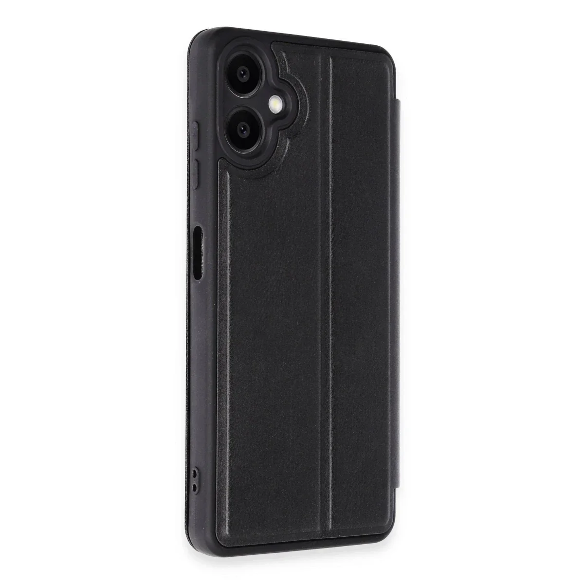 Samsung Galaxy A06 Kılıf Flip Cover - Siyah görsel 2