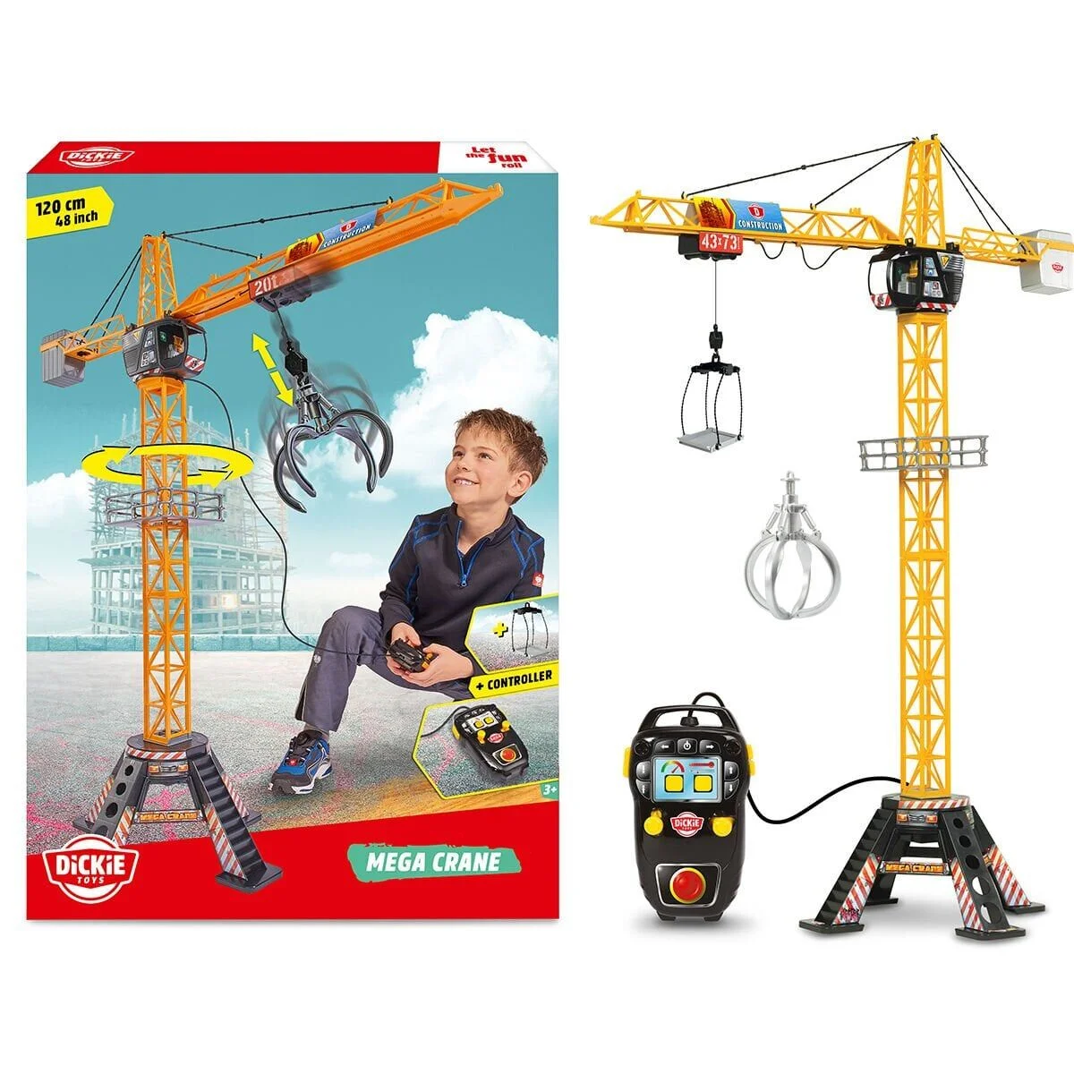 203462412 Dickie Mega İnşaat Vinç görsel 2