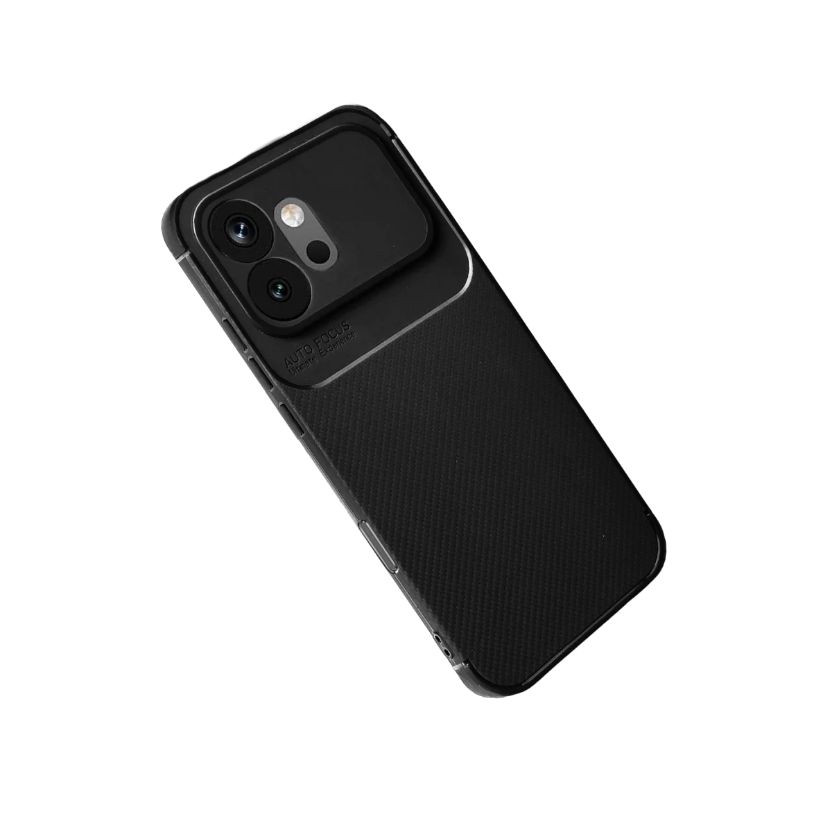 Huawei Honor 600 Auto Focus Karbon Kapak - Siyah görsel 3