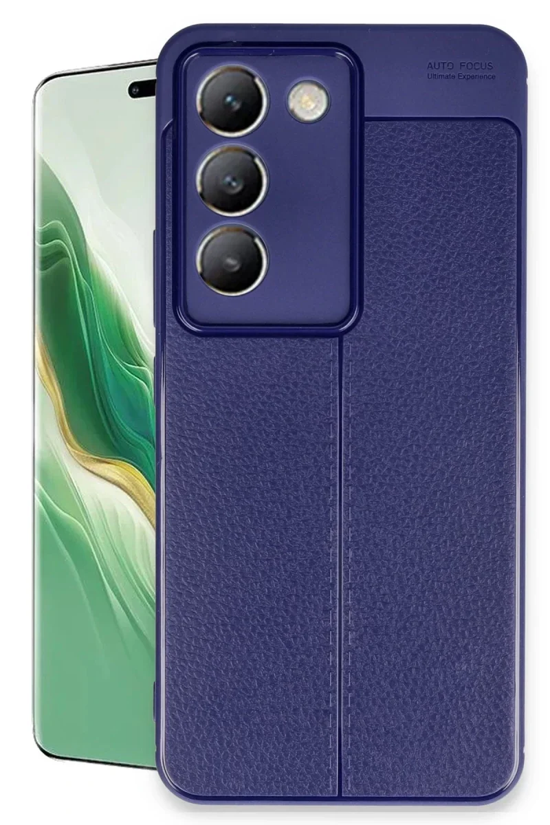 Vivo V30 Lite 4G Kılıf Auto Focus Kapak - Lacivert