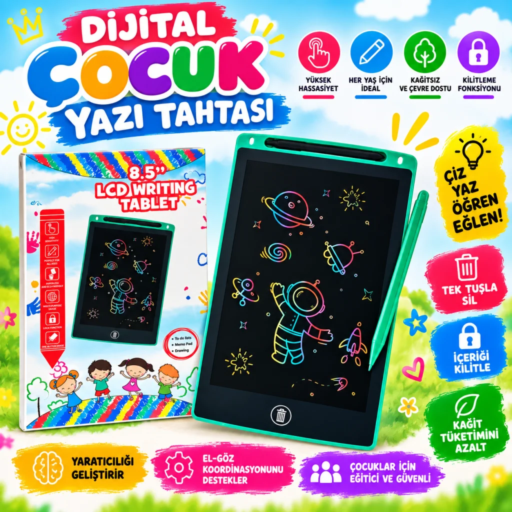 TG-4022-833 Dijital Çocuk Yazı Tahtası