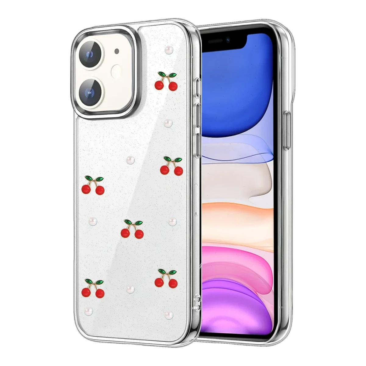 Apple iPhone 11 Fiyonk Desenli Kapak - Desen 9