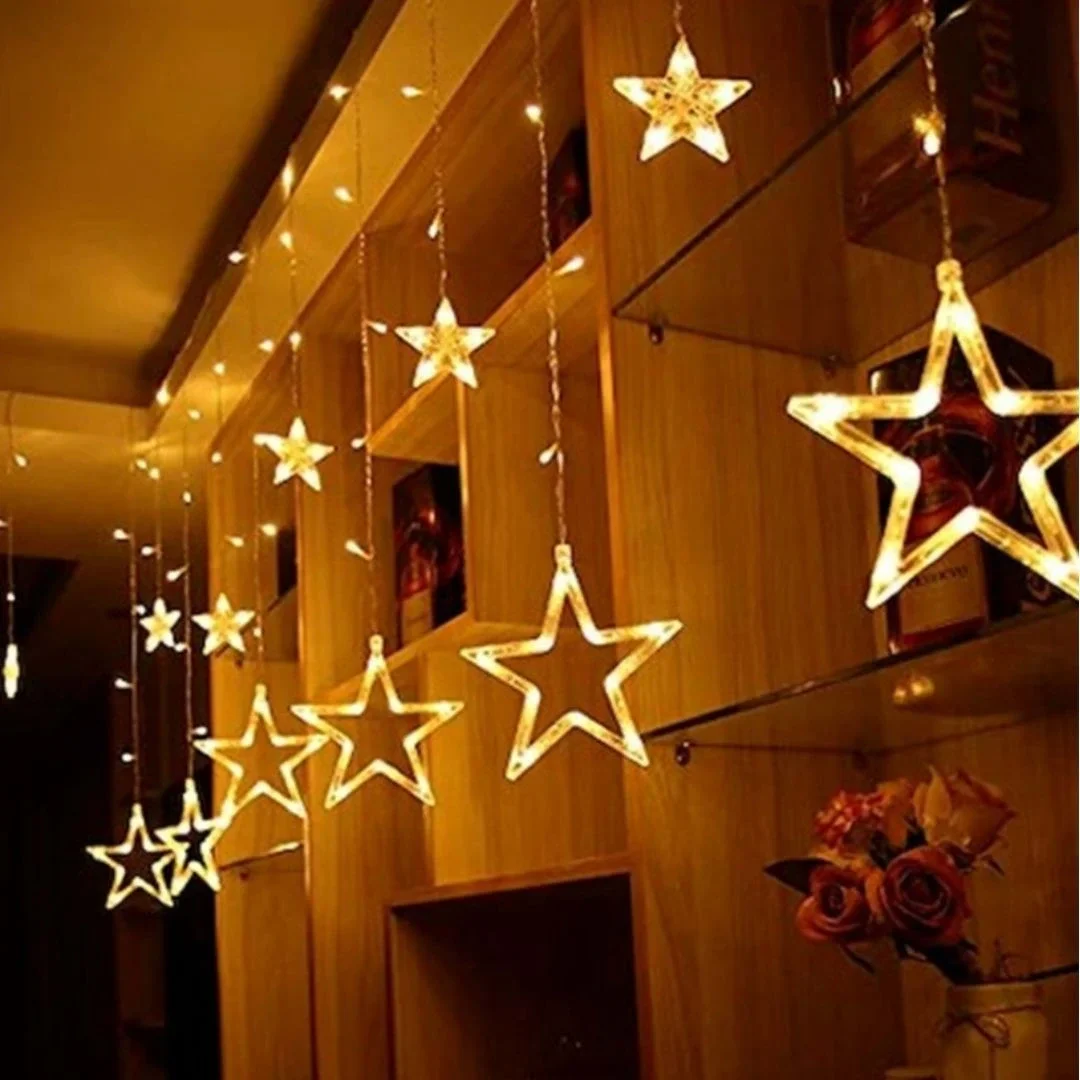 LED Perde 3 m 120 LED'li Yıldız Modeli