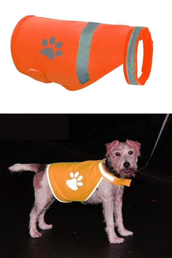 Gece Görüşlü Reflektör Kumaşlı Cırt Cırtlı Köpek Yeleği Medium görsel 5