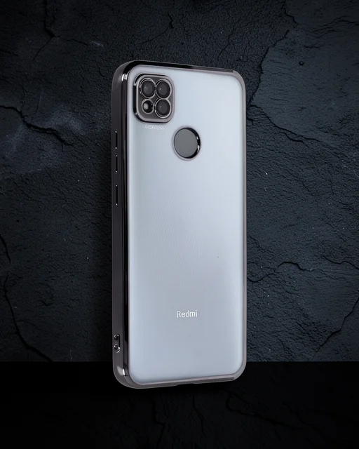 Xiaomi Redmi 9c Kılıf Razer Lensli Silikon - Siyah