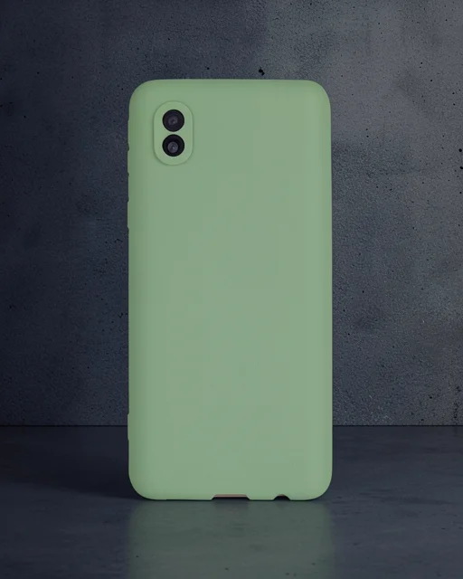 Samsung Galaxy A01 Core Kılıf First Silikon - Yeşil