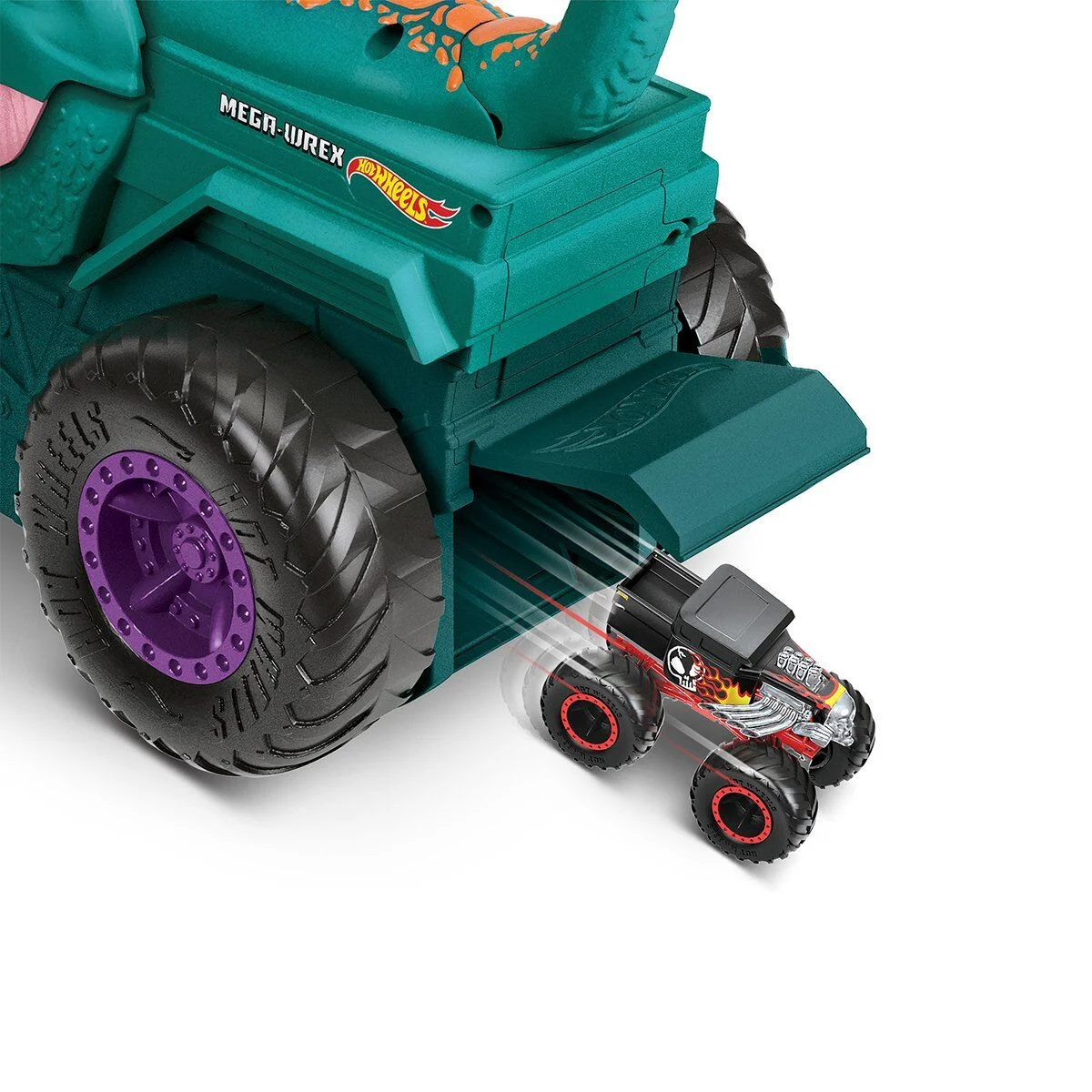 GYL13 Monster Trucks Araba Yiyen Mega Wrex, Hot Wheels Monster Trucks görsel 5