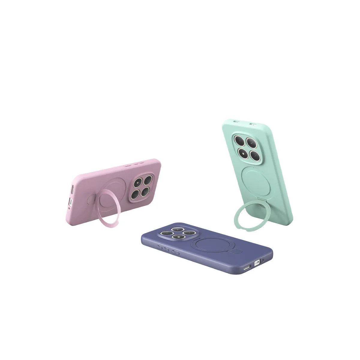 Xiao Red Note 15 Pro 5g Regal Magsafe Standlı Kapak - Titan Gri görsel 4