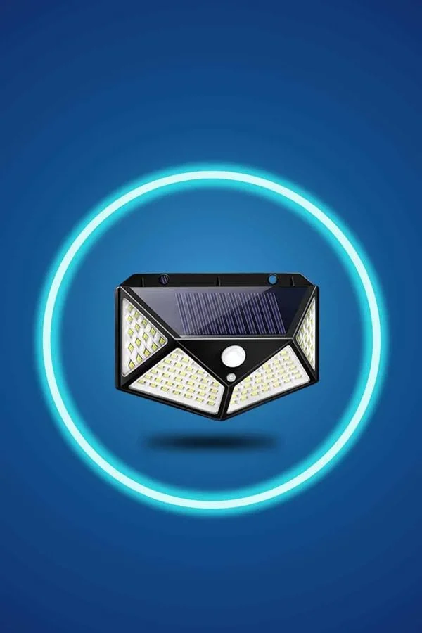 Bahçe Lambası Bahçe Aydınlatma Sensörlü Suya Dayanıklı 100 Led