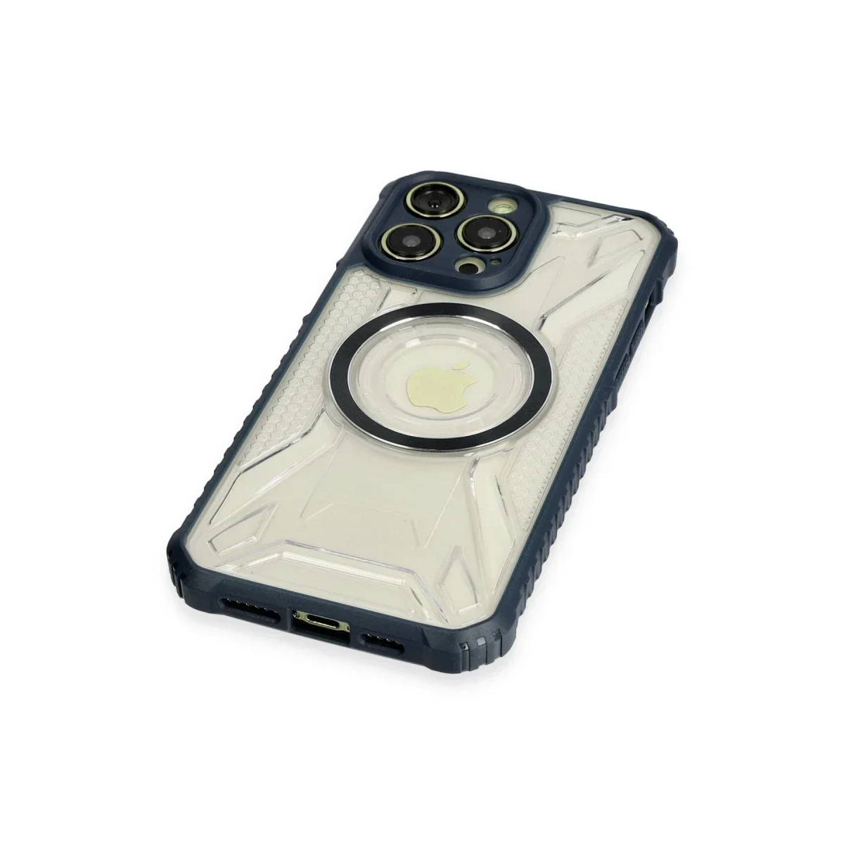 Apple iPhone 13 Pro Max Kılıf Prag Magneticsafe Kapak - Lacivert görsel 4