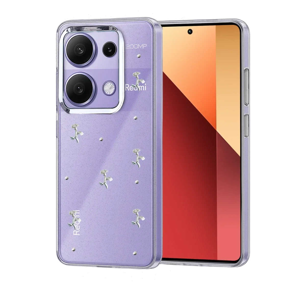Xiaomi Redmi Note 13 Pro 4G Fiyonk Desenli Kapak - Desen 2