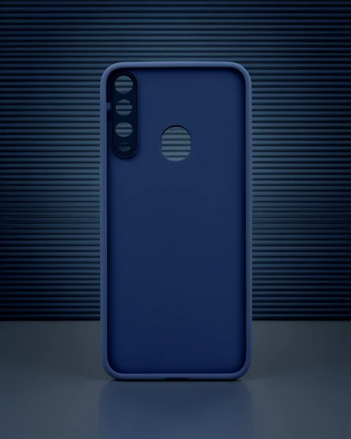 Huawei Y6p Kılıf Montreal Silikon Kapak - Lacivert