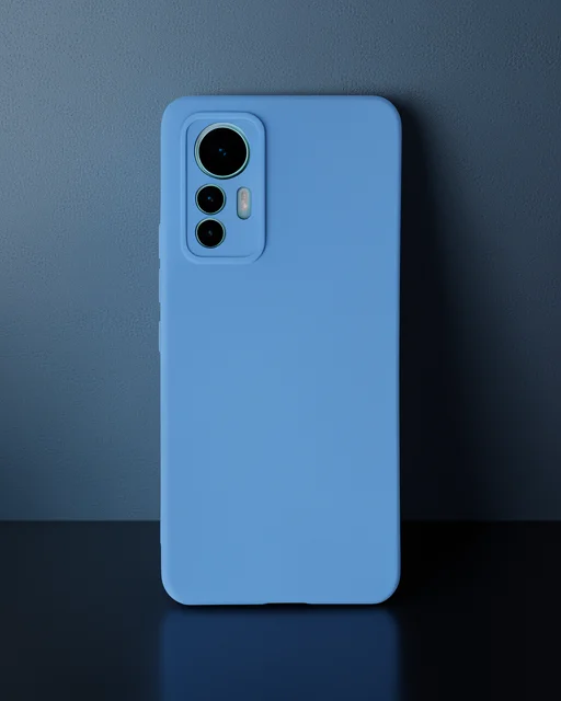 Xiaomi Mi 12 Lite Kılıf Nano İçi Kadife Silikon - Mavi