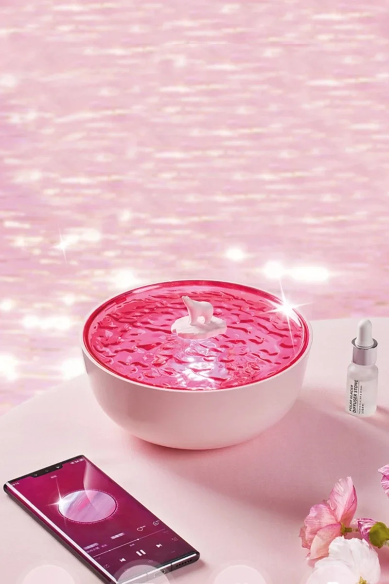 Z5 Arktik Okyanus Temalı BT Kablosuz Hoparlör - Pembe görsel 3