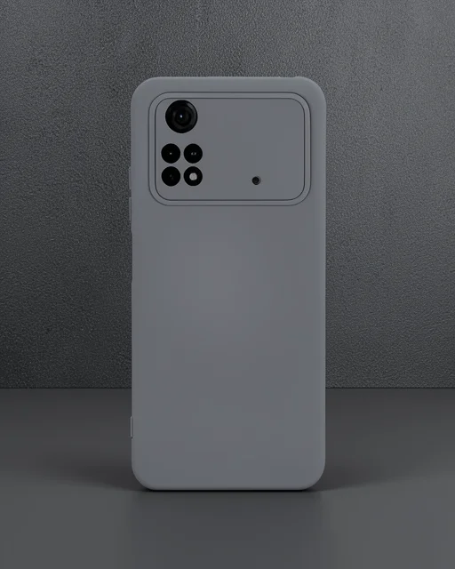 Xiaomi Poco M4 Pro 4g Kılıf Nano İçi Kadife Silikon - Gri
