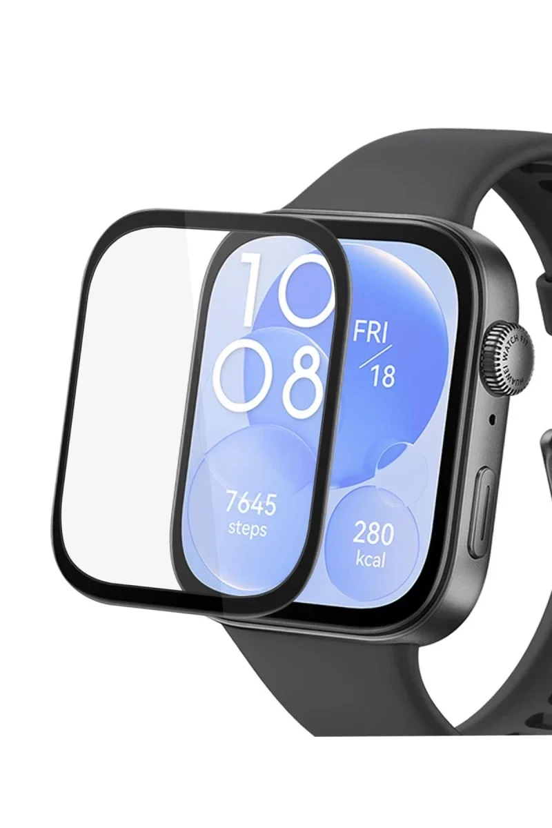 Huawei Watch Fit 3 Polymer Nano Ekran Koruyucu - Şeffaf