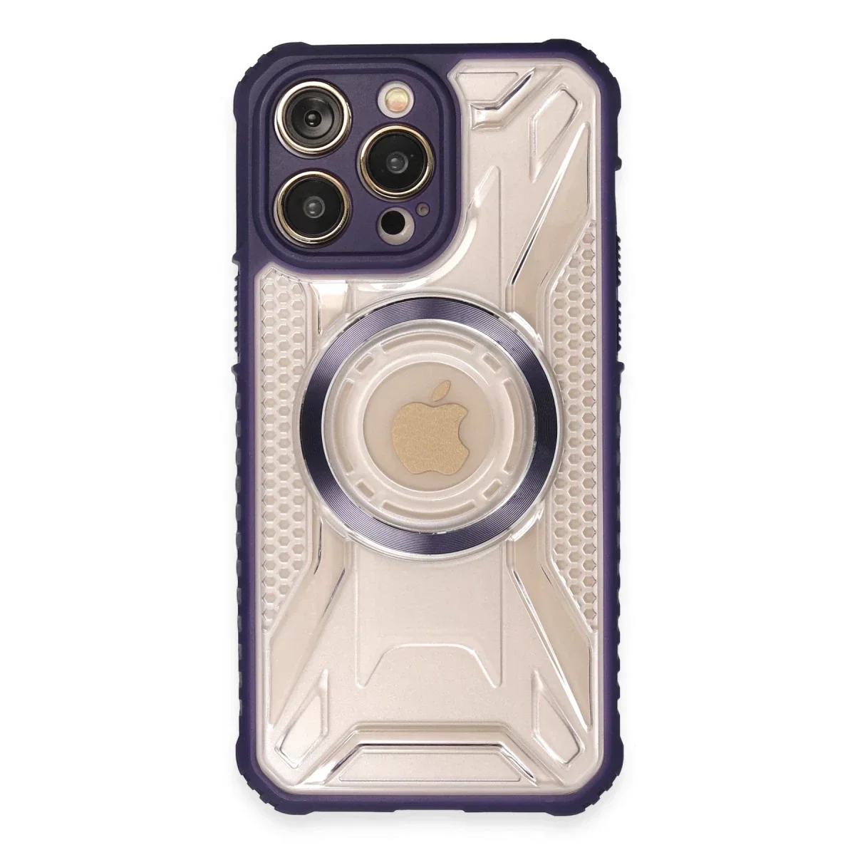 Apple iPhone 14 Pro Kılıf Prag Magneticsafe Kapak - Derin Mor