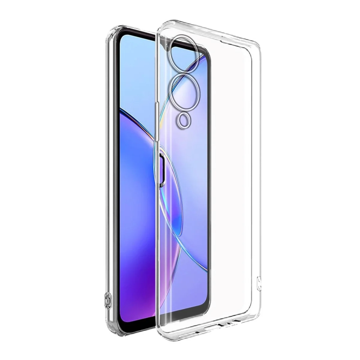 Vivo Y17s Kılıf Lüx Şeffaf Silikon görsel 2