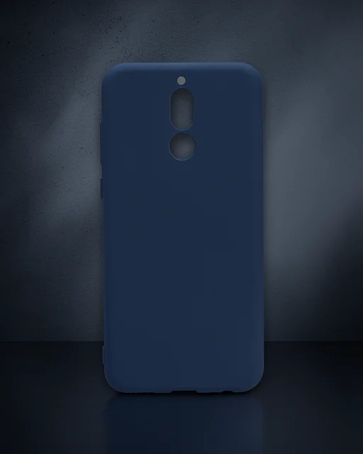 Huawei Mate 10 Lite Kılıf Nano İçi Kadife Silikon - Lacivert