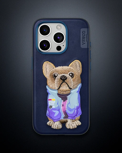 Venco Apple İphone 15 Pro Max Cute Desenli Kapak - Lacivert