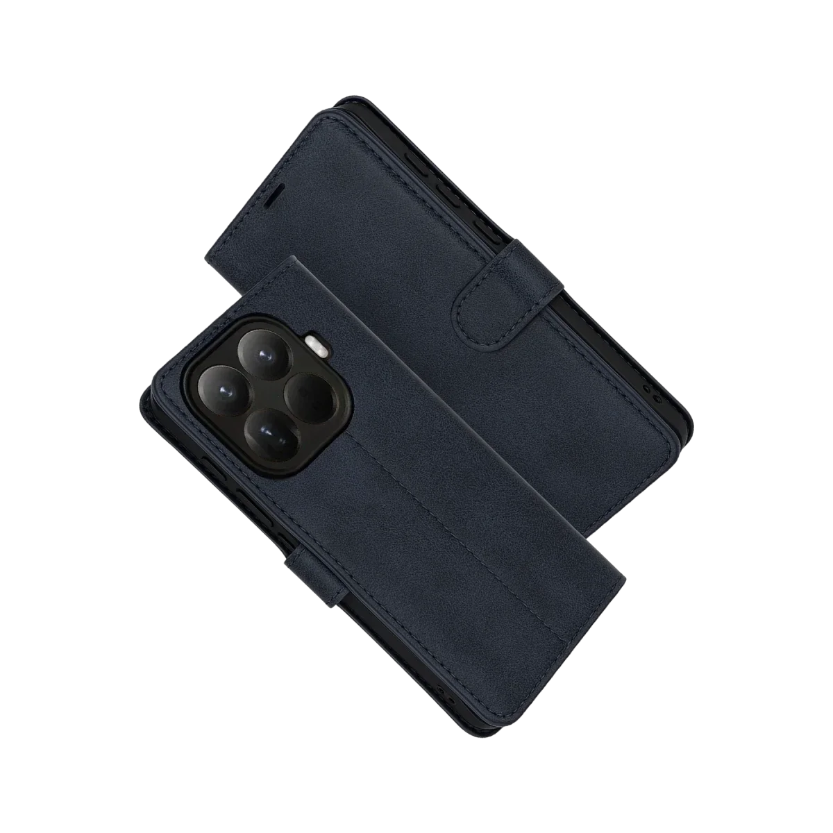 Xiaomi Mi 15T Pro Trend S Plus Kapaklı Kılıf - Lacivert görsel 2
