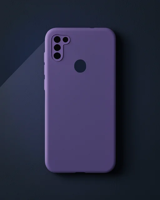 Samsung Galaxy A11 Kılıf Montreal Silikon Kapak - Mor