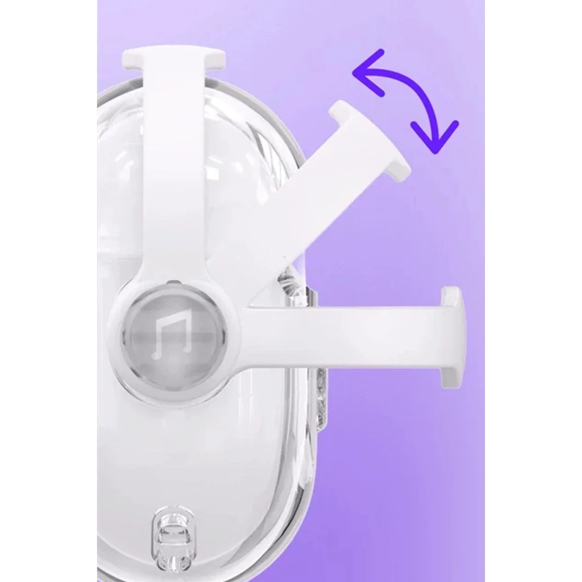 Apple Airpods Pro 3 (3.nesil) Tema Kılıf - Mor görsel 3
