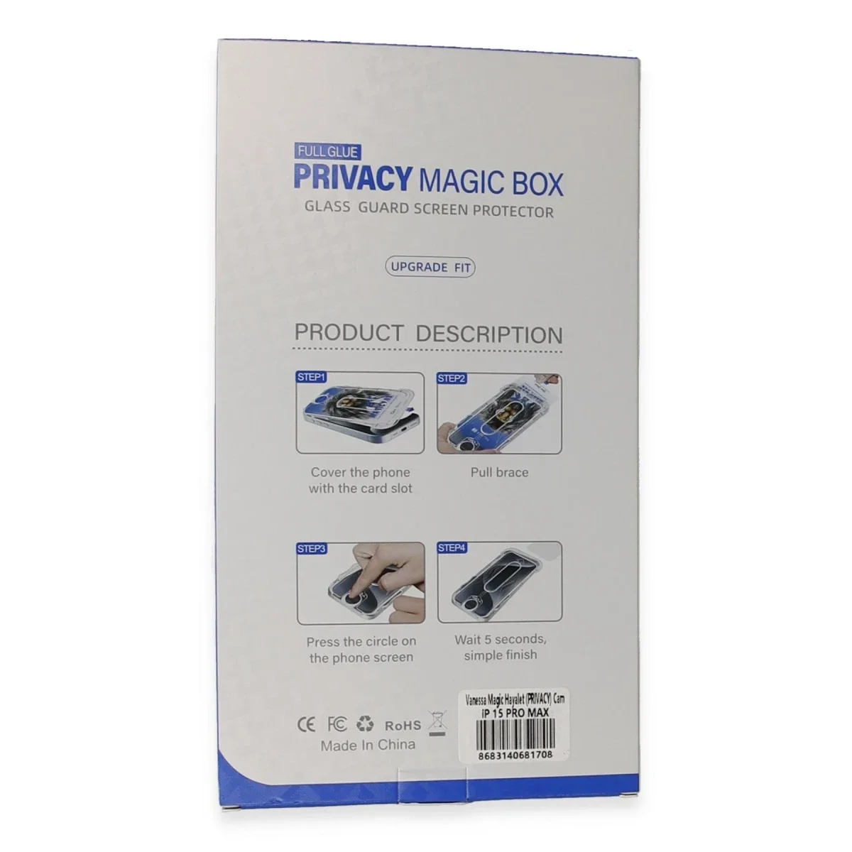 Apple iPhone 15 Pro Max Vanessa Magic Hayalet Cam görsel 5
