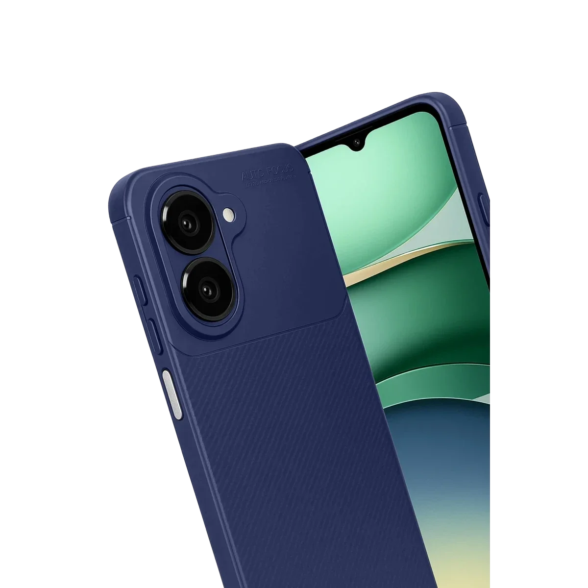 Samsung Galaxy A07 4G Auto Focus Karbon Kapak - Lacivert görsel 3
