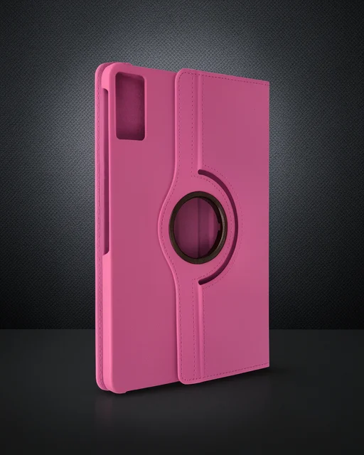 Xiaomi Pad 6 Kılıf 360 Tablet Deri Kılıf - Pembe