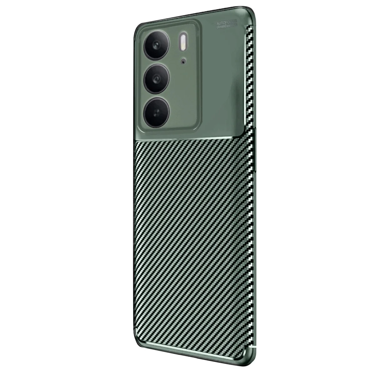 Realme C75 4g Auto Focus Karbon Kapak - Koyu Yeşil görsel 2