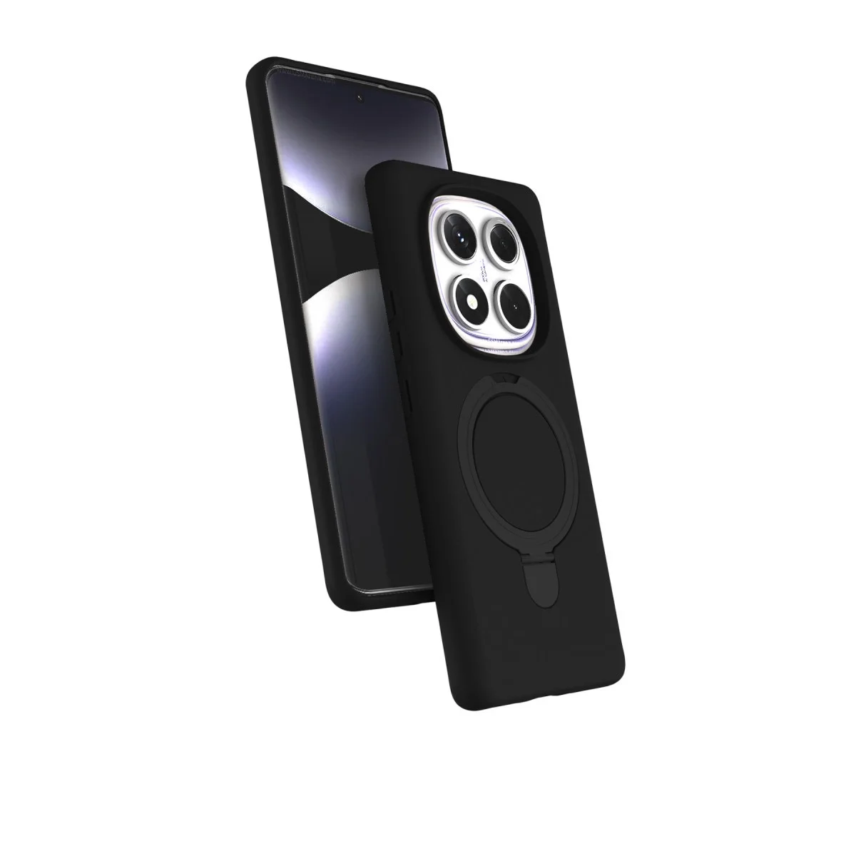 Xiao Red Note 14 Pro 4g Regal Magsafe Standlı Kapak - Siyah