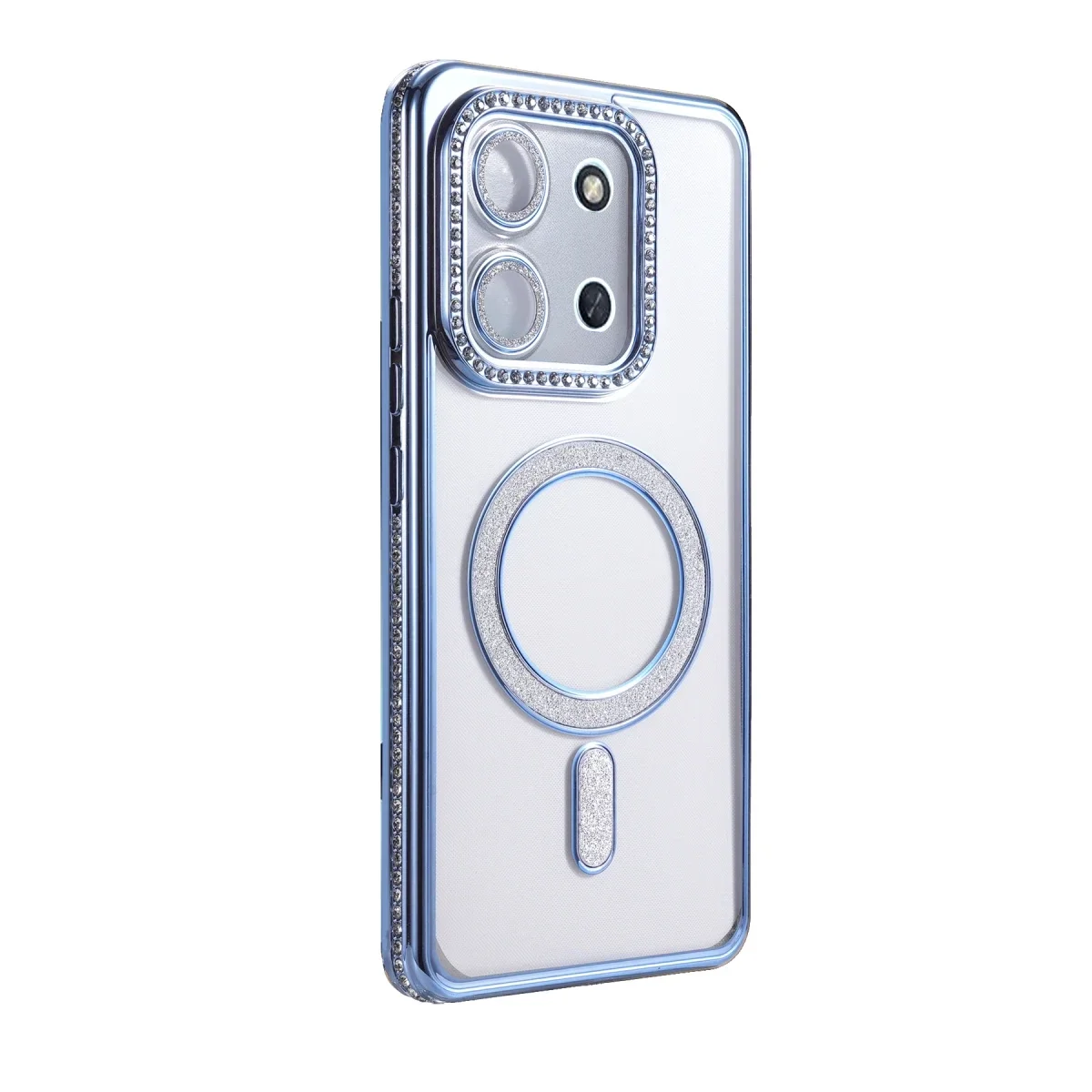 Xiaomi Redmi 15C 4G Joke Simli Magneticsafe Kılıf - Mavi görsel 3